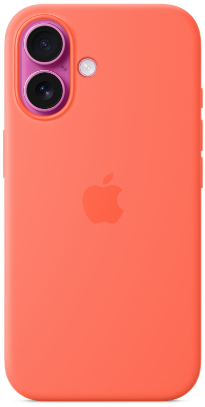 Чехол Apple для iPhone 16 Silicone MagSafe, коралловый Фото-4
