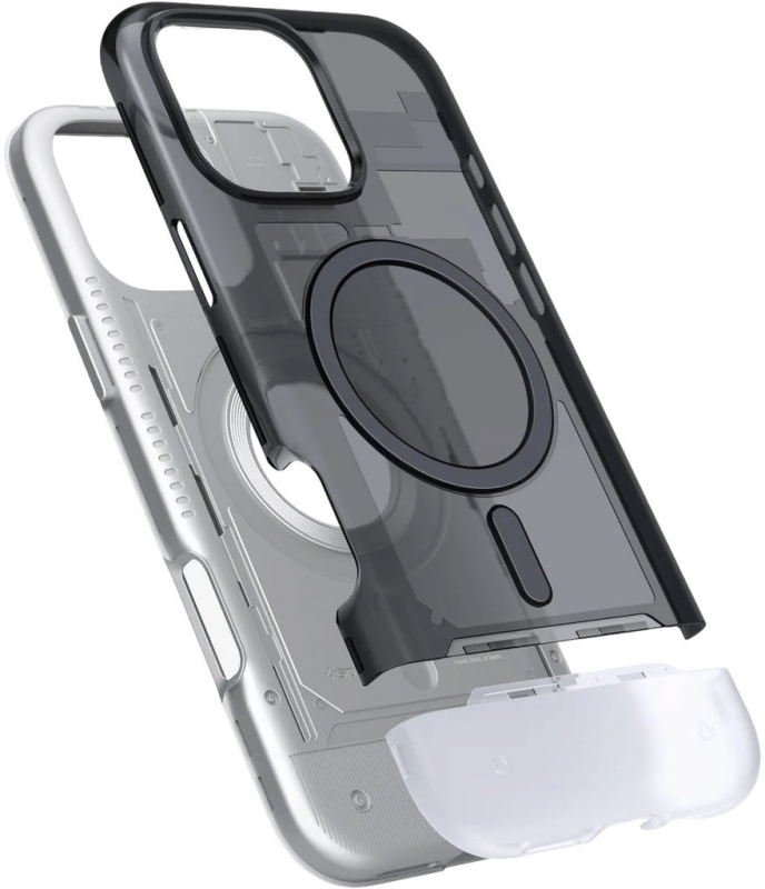 Чехол Spigen Classic C1 MagSafe для iPhone 16 Pro, графит Фото-8