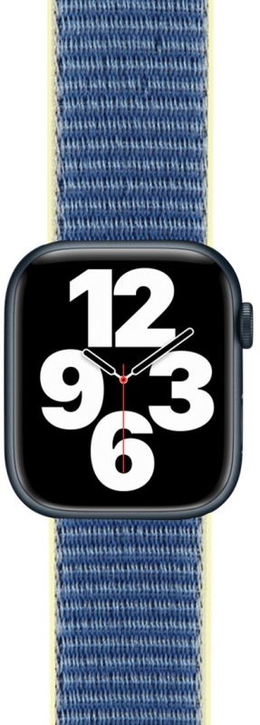 Ремешок moonfish для Apple Watch 42/44/45/46/49 мм, нейлон, светло-синий
