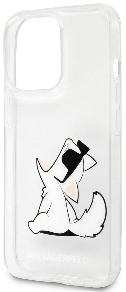 

Karl Lagerfeld Чехол Choupette Fun для iPhone 14 Pro Max, прозрачный