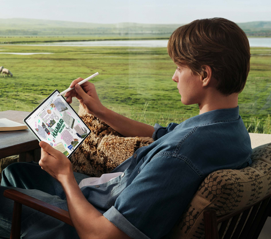 Планшет HUAWEI MatePad Papermatte 12X 12+256 ГБ + клавиатура, белый Фото-8