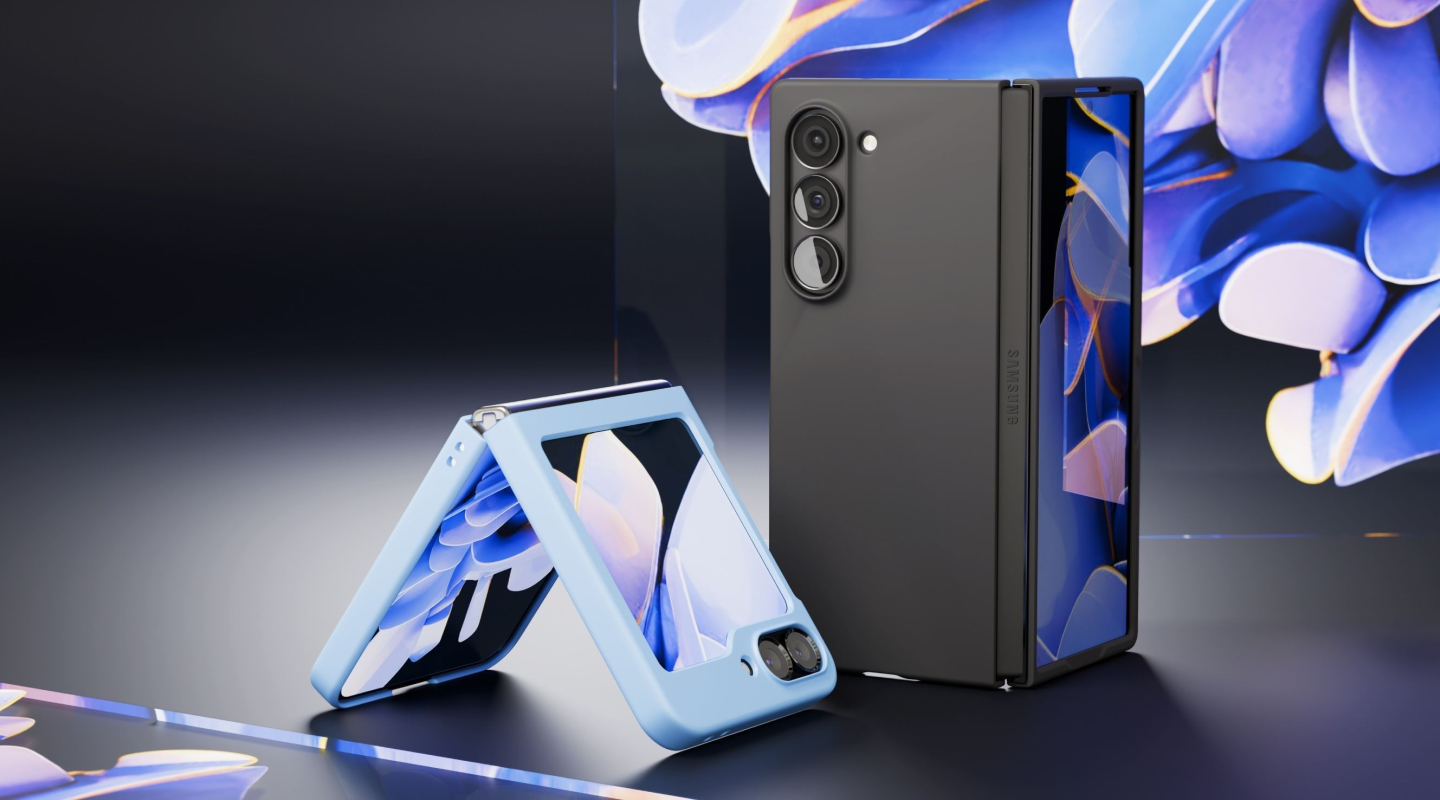Чехол VLP Flex Case для Z Fold6, темно-синий Фото-6
