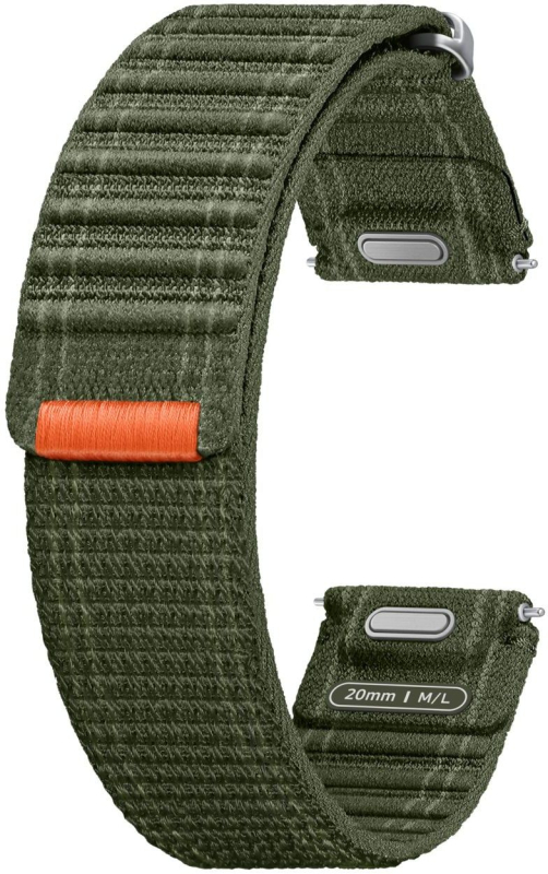 Ремешок Samsung Galaxy Watch7 Fabric S/M зеленый Фото-3