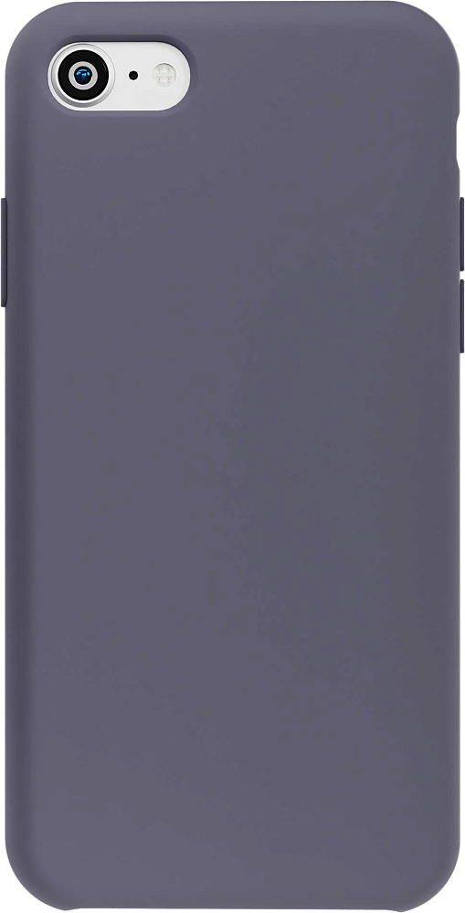Чехол для iPhone 7/8/SE, силикон, лавандовый серый