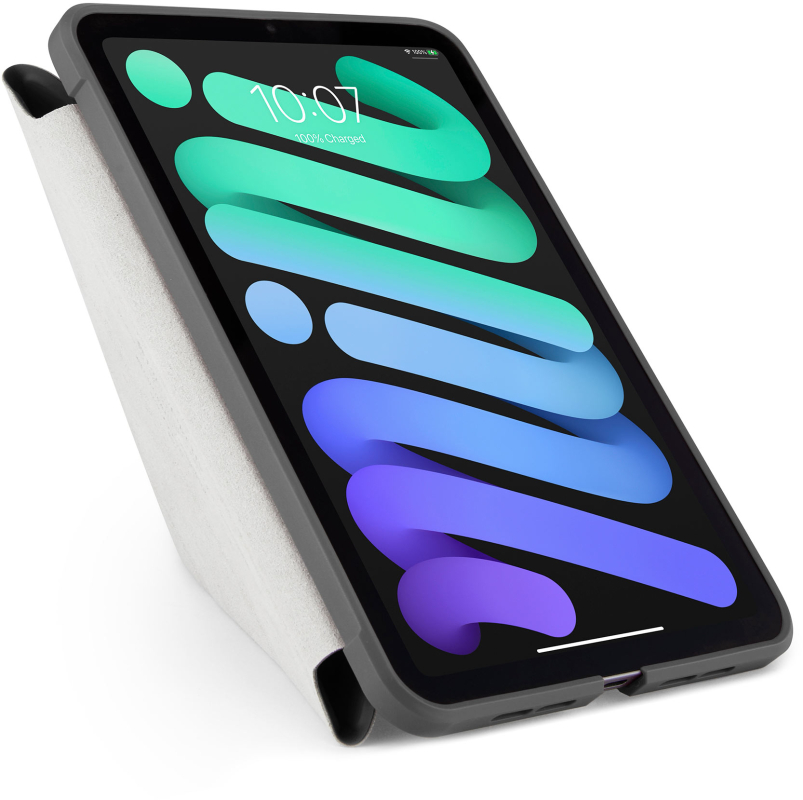 Чехол Pipetto Origami для iPad Mini 6, пластик, серый Фото-5