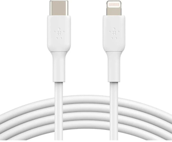 Кабель Belkin USB-C -  Lightning, 1м, белый