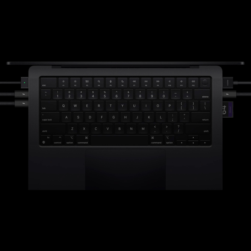 Apple MacBook Pro 14" (M4 Max 14C CPU, 32C GPU, 2024) 36 ГБ, 1 ТБ SSD, серебристый Фото-8