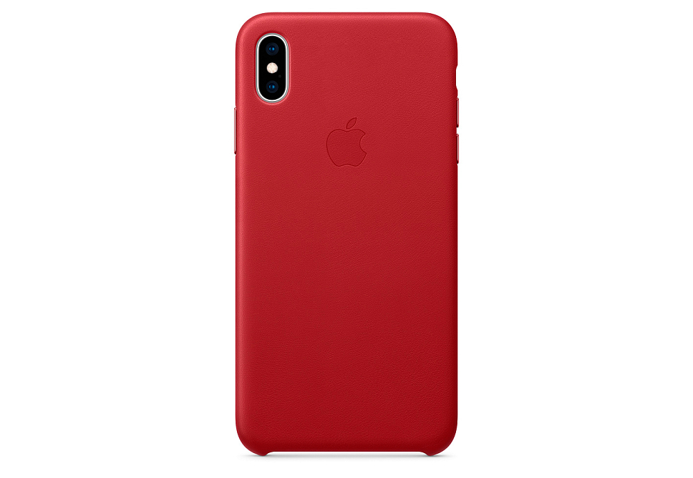 

Apple Чехол Leather Case для iPhone XS Max, (PRODUCT)RED
