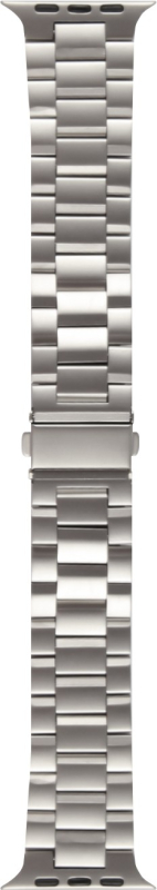 Ремешок moonfish для Apple Watch 42/44/45/46/49 мм, сталь, серебристый