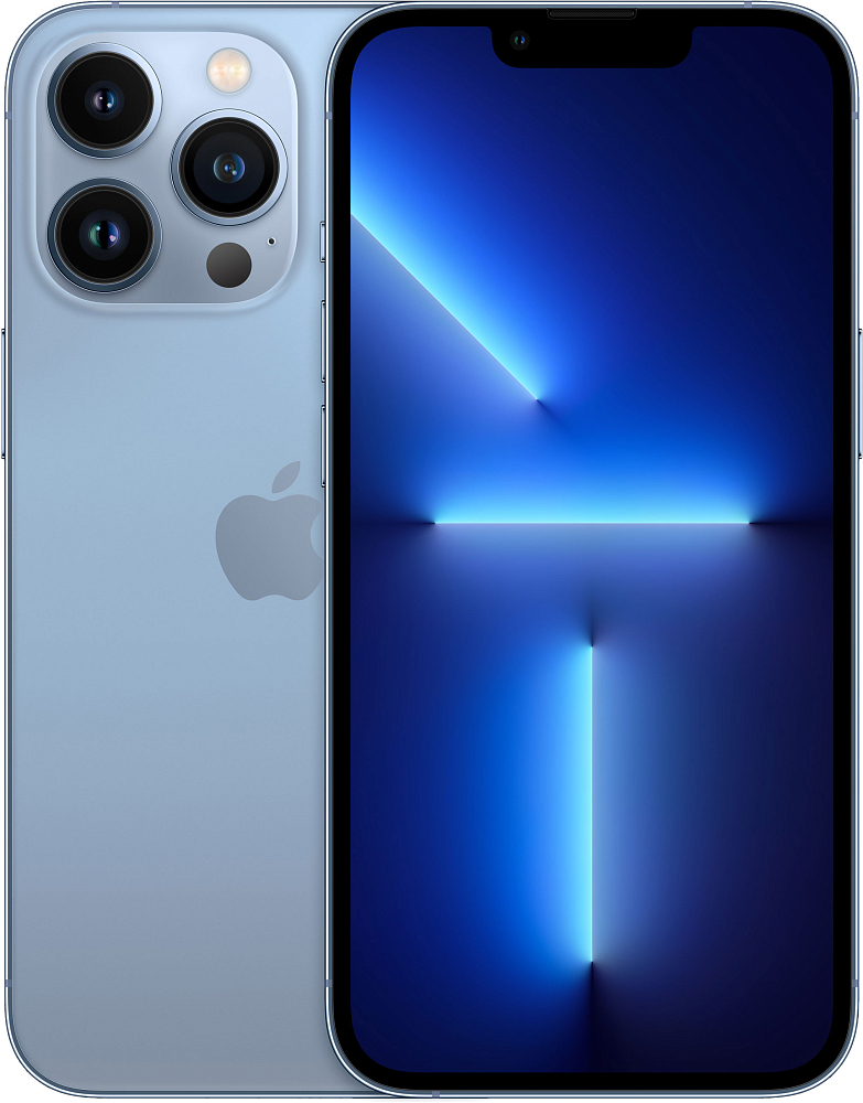 iPhone 13 Pro, 128 ГБ, «небесно-голубой»
