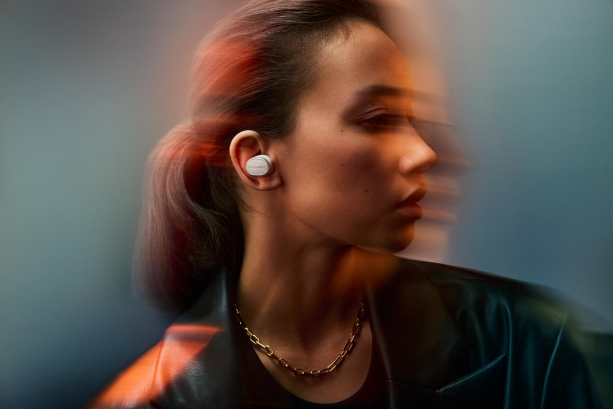 Наушники TWS Bowers & Wilkins PI8, бежевый Фото-12
