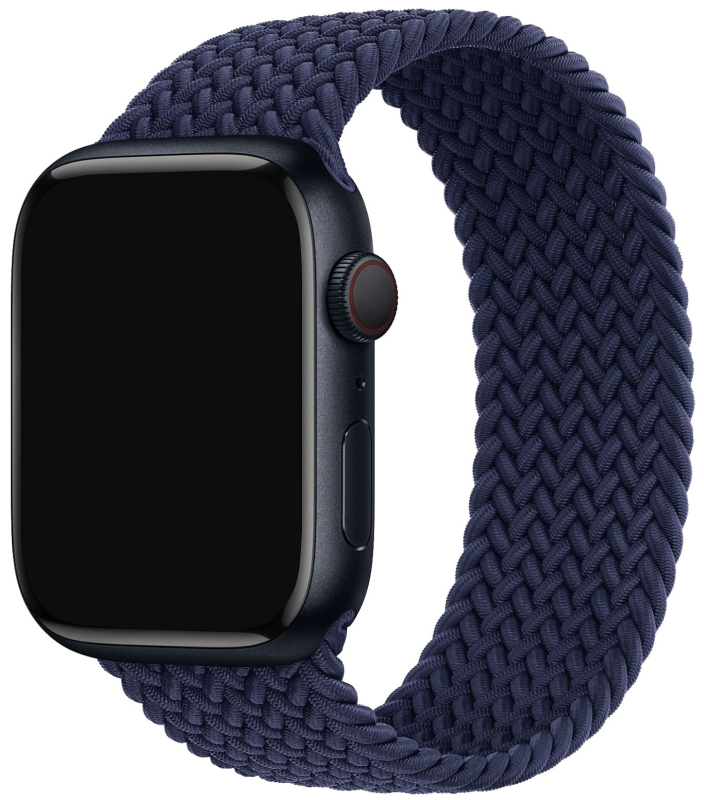 Ремешок moonfish для Apple Watch 38/40/41/42 мм, нейлон, темно-синий