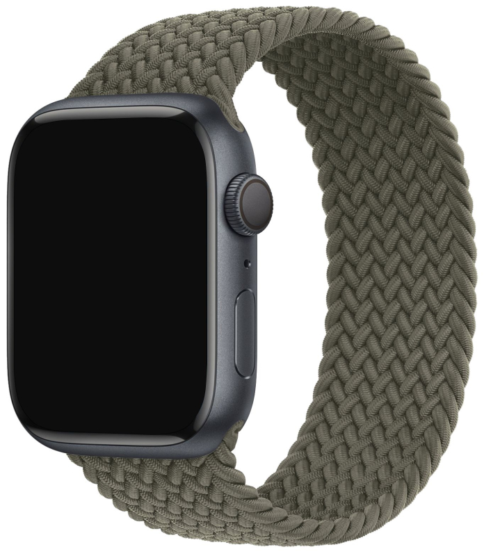 Ремешок moonfish для Apple Watch 38/40/41/42 мм, нейлон, оливковый