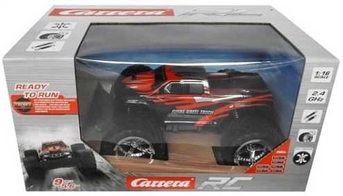 Машина на радиоуправлении Carrera RC Hell Rider Buggy, черный+красный