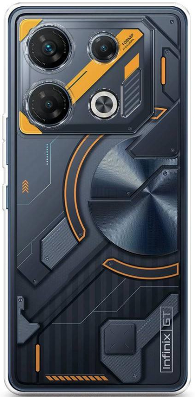 Чехол Red Line iBox Crystal для Infinix GT 10 Pro, силикон, прозрачный