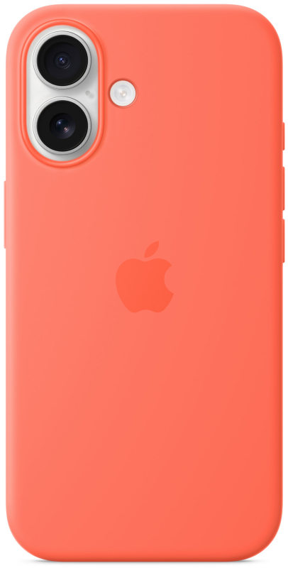Чехол Apple для iPhone 16 Silicone MagSafe, коралловый
