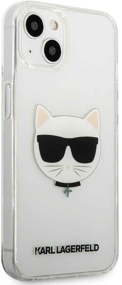 

Karl Lagerfeld Чехол & Choupette для iPhone 13 mini, пластик, прозрачный