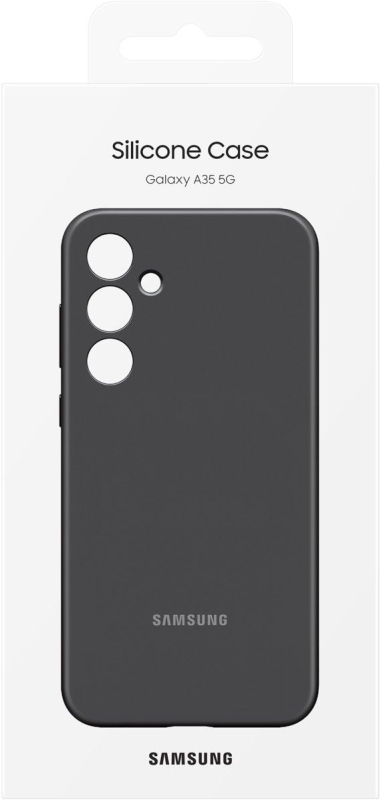 Чехол Samsung Silicone Case A35 черный Фото-6