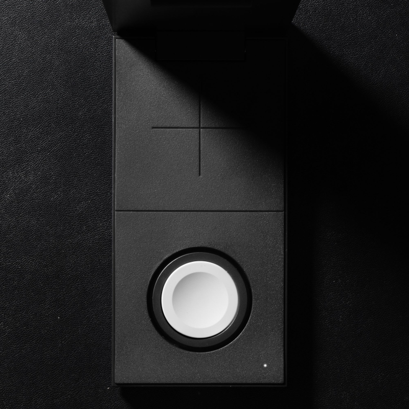 Беспроводное зарядное устройство Native Union Rise 3-in-1 Magnetic Wireless Charger, MagSafe, 15 Вт, черный Фото-8