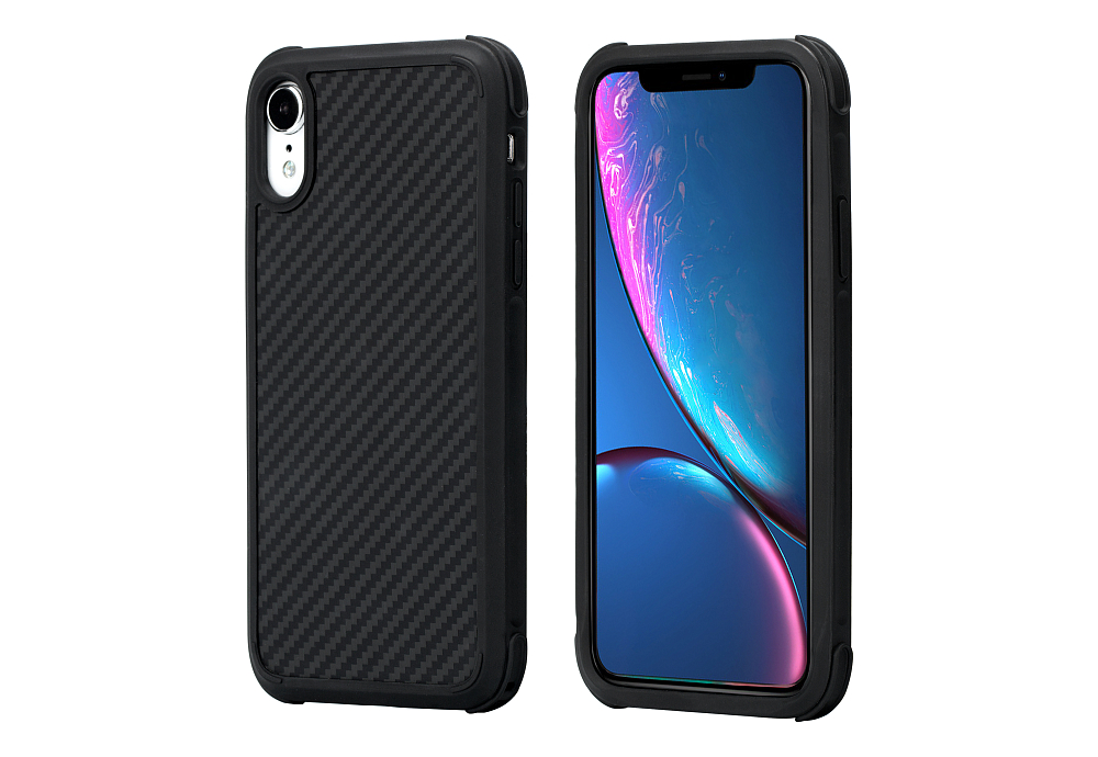 

Чехол MagCase PRO для iPhone XR, черный-серый