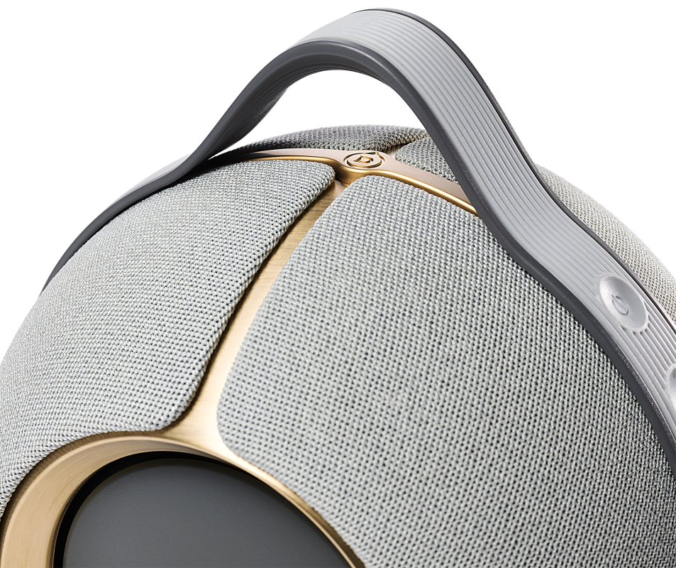 Акустика портативная Devialet Mania Opéra de Paris, светло-серый/золото Фото-9