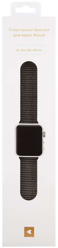 Ремешок moonfish для Apple Watch 42/44/45/46/49 мм, нейлон, оливковый Фото-2