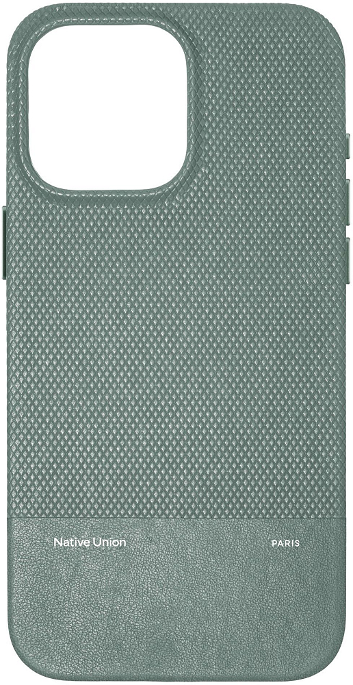 

Чехол Native Union (RE)Classic Case MagSafe для iPhone 16 Pro Max, зеленый, Чехол (RE)Classic Case MagSafe для iPhone 16 Pro Max, зеленый