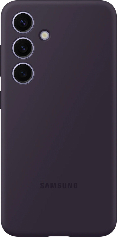 Чехол Samsung Silicone Case S24 темно-фиолетовый
