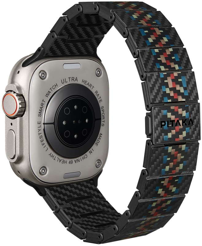 Ремешок Pitaka Modern Rhapsody для Apple Watch, 41/49 мм, карбон Фото-2