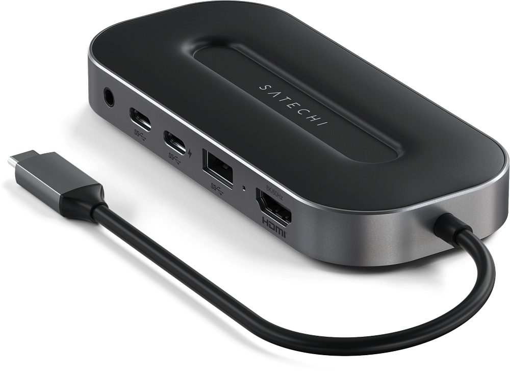 

Адаптер Satechi USB-4 Multiport w2.5G Ethernet, серый космос, Адаптер USB-4 Multiport w2.5G Ethernet, серый космос