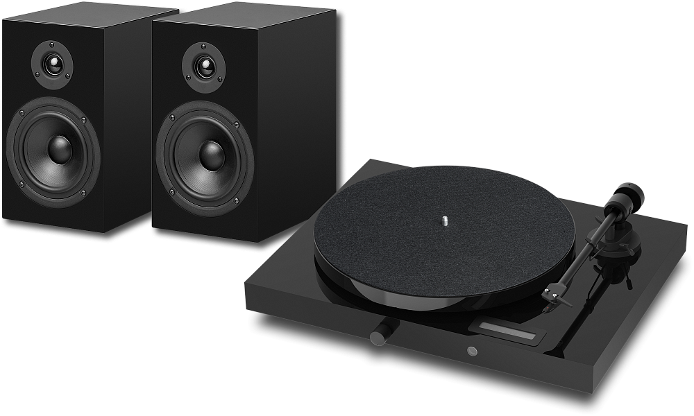 

Pro-Ject Виниловый проигрыватель Juke Box E1 + Speaker Box 5, черный