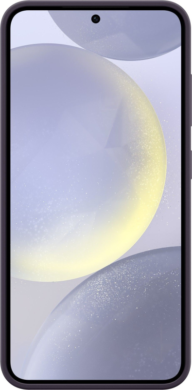 Чехол Samsung Silicone Case S24 темно-фиолетовый Фото-2