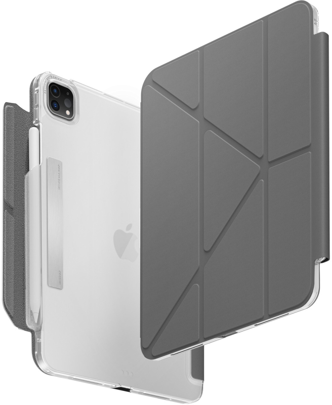 Чехол Uniq Camden Click для iPad Pro 11 (2024), серый Фото-6