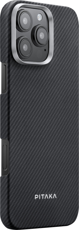 Чехол Pitaka MagEZ 4 Case для iPhone 16 Pro Max, кевлар, черный Фото-3