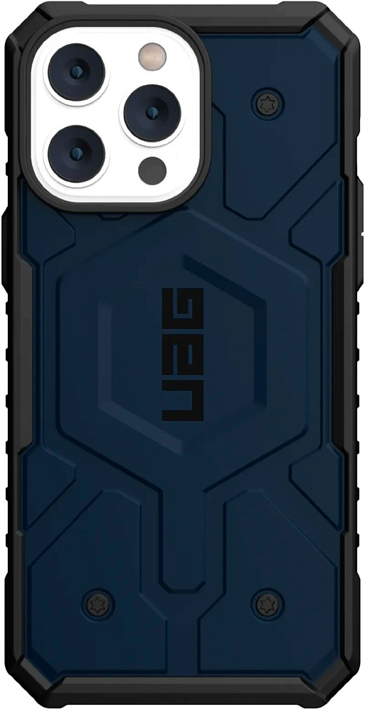 

UAG Чехол Pathfinder MagSafe для iPhone 14 Pro Max, темно-синий, Каштан