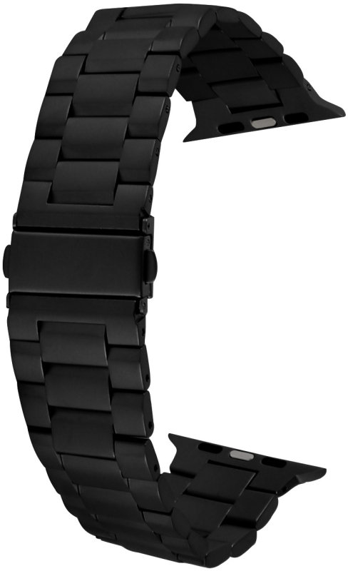Ремешок moonfish для Apple Watch 42/44/45/46/49 мм, сталь, черный Фото-3