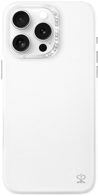 Чехол PYNANA Starry Series MagSafe для iPhone 16 Pro, белый