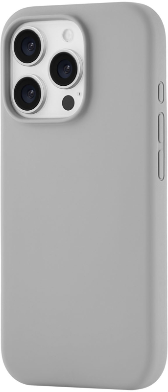 Чехол moonfish MagSafe для iPhone 16 Pro, силикон, soft-touch, серый