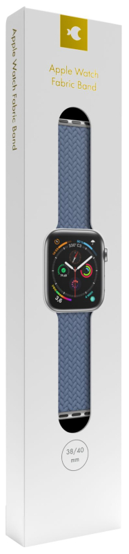 Ремешок moonfish для Apple Watch 38/40/41/42 мм, нейлон, голубой камень Фото-3