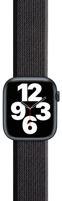 Ремешок moonfish для Apple Watch 42/44/45/46/49 mm, нейлон, черный