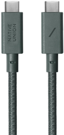 Кабель Native Union Anchor Cable USB-C - USB-C, 3 м, пластик, зеленый