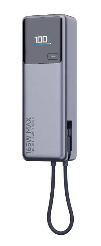 Аккумулятор внешний Xiaomi 165 Вт Power Bank 10000 мАч, серый Фото-2