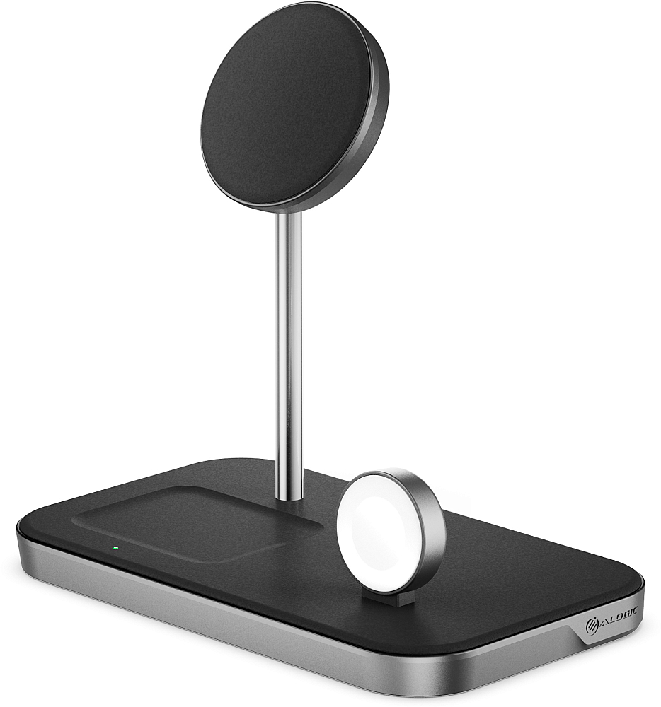 

Alogic Беспроводное зарядное устройство MagSafe 3 in 1, 15Вт, черный