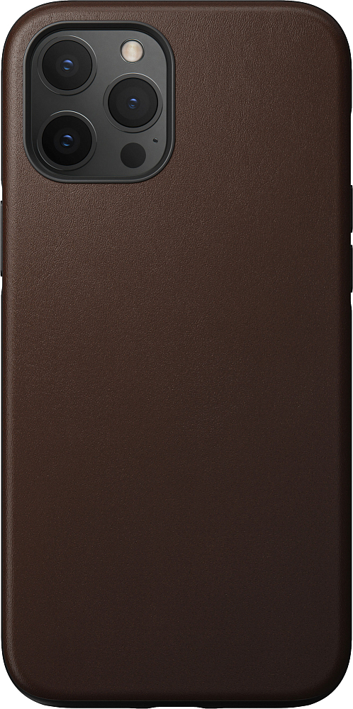 

Чехлы Nomad, Коричневый, Чехол Rugged Case для iPhone 12 Pro Max, кожа, коричневый