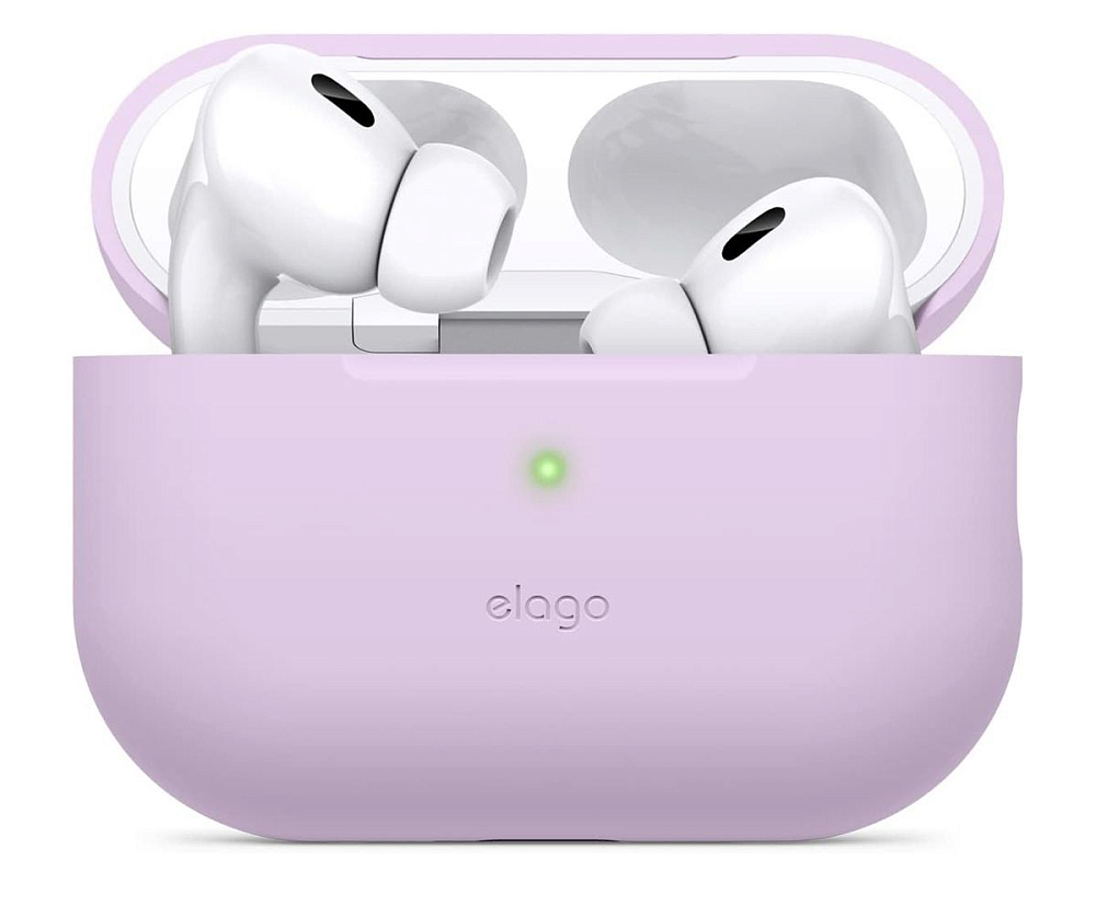 

Elago Чехол Silicone для AirPods Pro 2, силикон, лавандовый