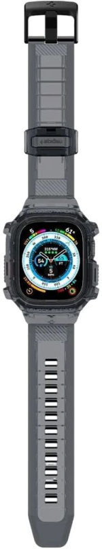 Ремешок Spigen Rugged Armor Pro для Apple Watch Ultra, 49 мм, темно-прозрачный Фото-5