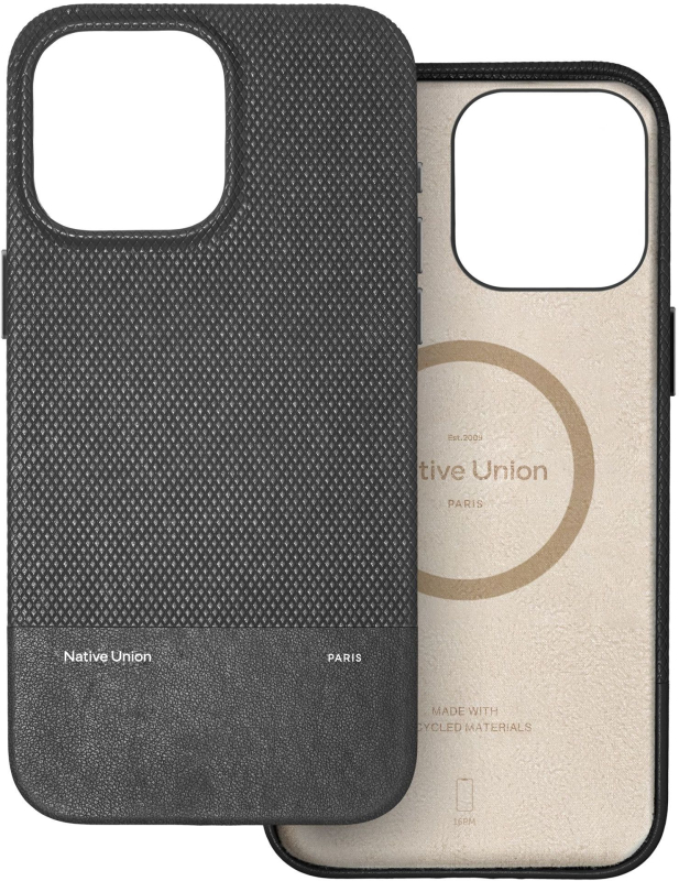Чехол Native Union (RE)Classic Case MagSafe для iPhone 16 Pro Max, черный Фото-3