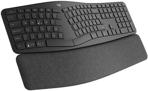 Клавиатура беспроводная Logitech ERGO K860, черный