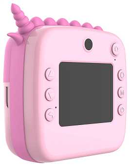 Фотопринтер детский KID JOY Print Cam, 2,4'' HD экран, 2 линзы, розовый