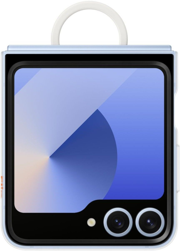Чехол Samsung Clear Case Flip6 прозрачный